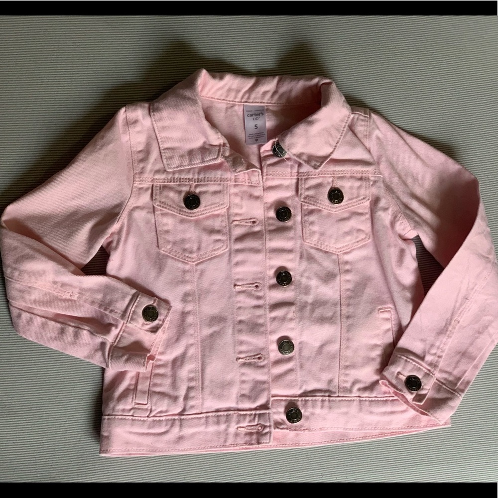 Carter pink denim jacket